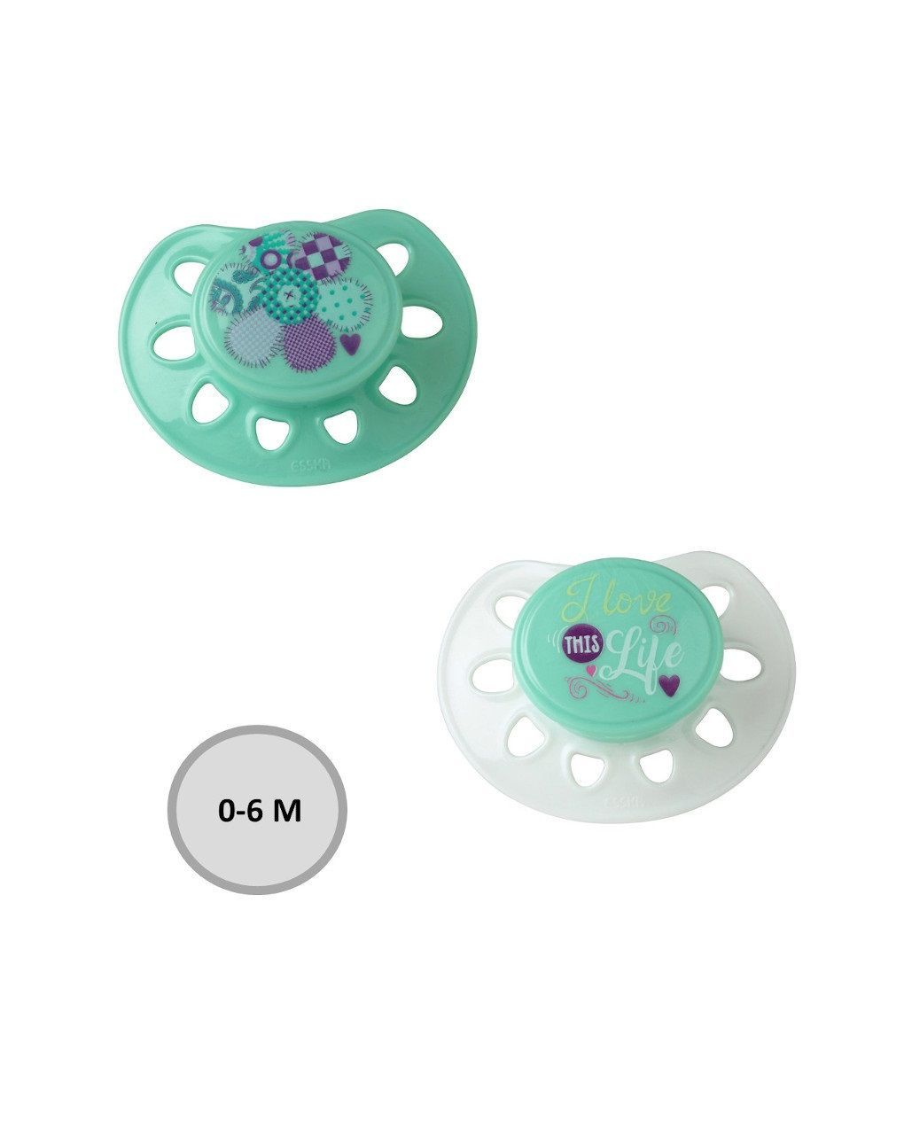 That's love πιπίλες σιλικόνης love life 0-6 μηνών 2τμχ - That's Love