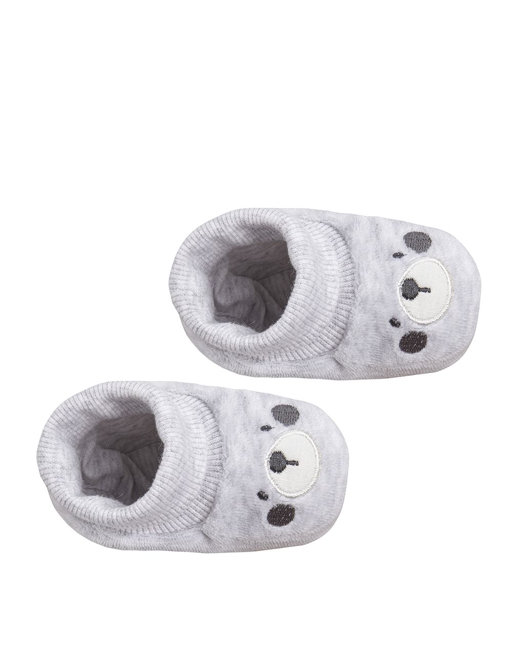 βρεφικά παπουτσάκια αγκαλιάς σενίλ με αρκουδάκι για αγόρι - Prénatal