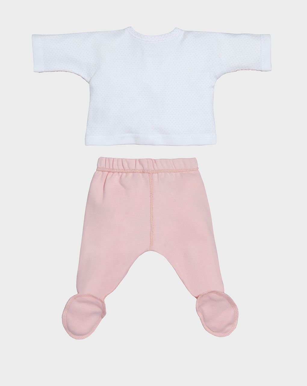 βρεφικό σετ μπλούζα παντελόνι - γκέτα για κορίτσι - Prénatal