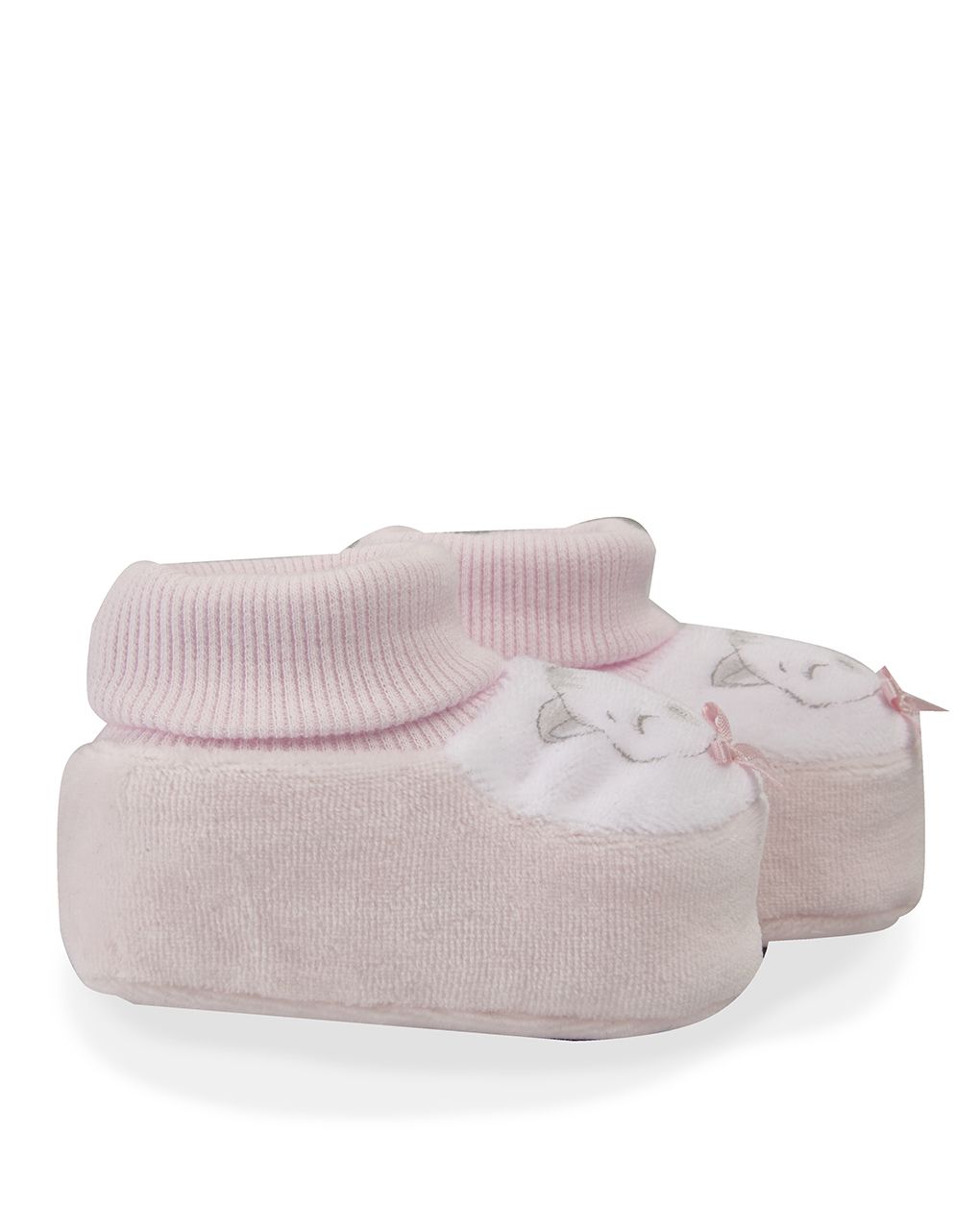 παπούτσια σενίλ ροζ για κορίτσι - Prénatal