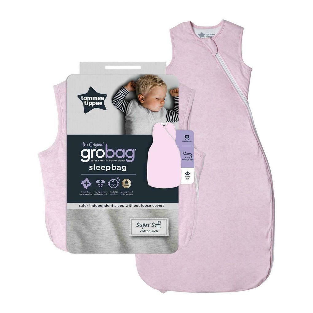 Tommee tippee grobag υπνόσακος φθινοπωρινός 1 tog 6-18 μηνών pink marl - Prénatal