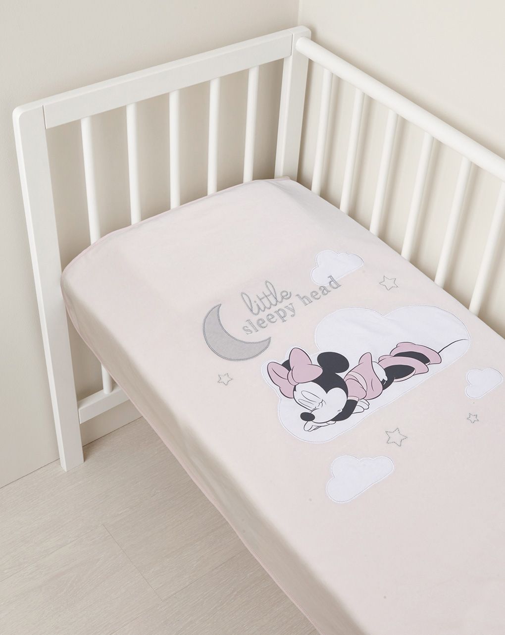 κουβέρτα βελούδινη minnie για λίκνο- πορτ μπε μπε για κορίτσι - Prénatal