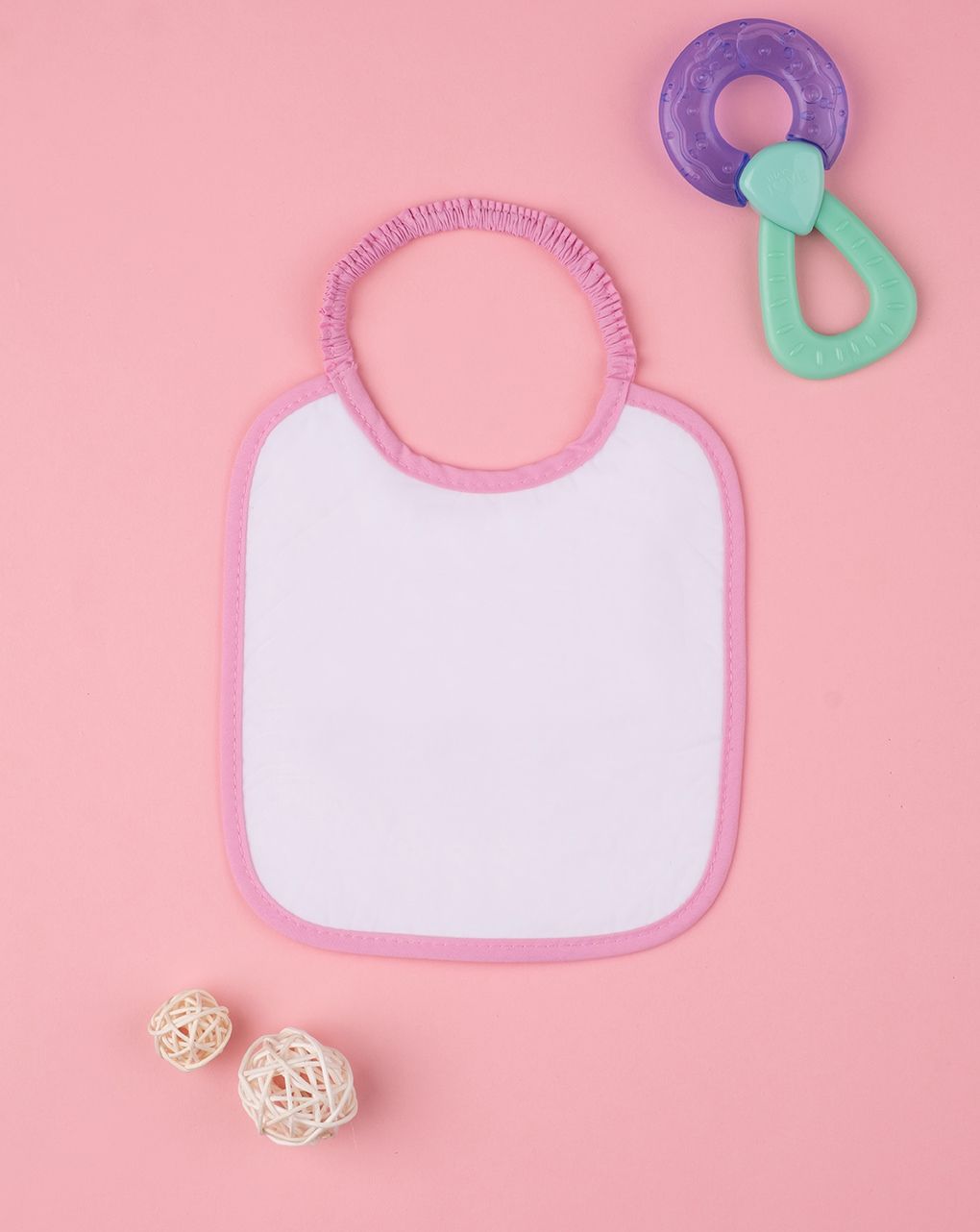 βρεφική σαλιάρα πετσετέ ''οικογένεια'' για κορίτσι - Prénatal