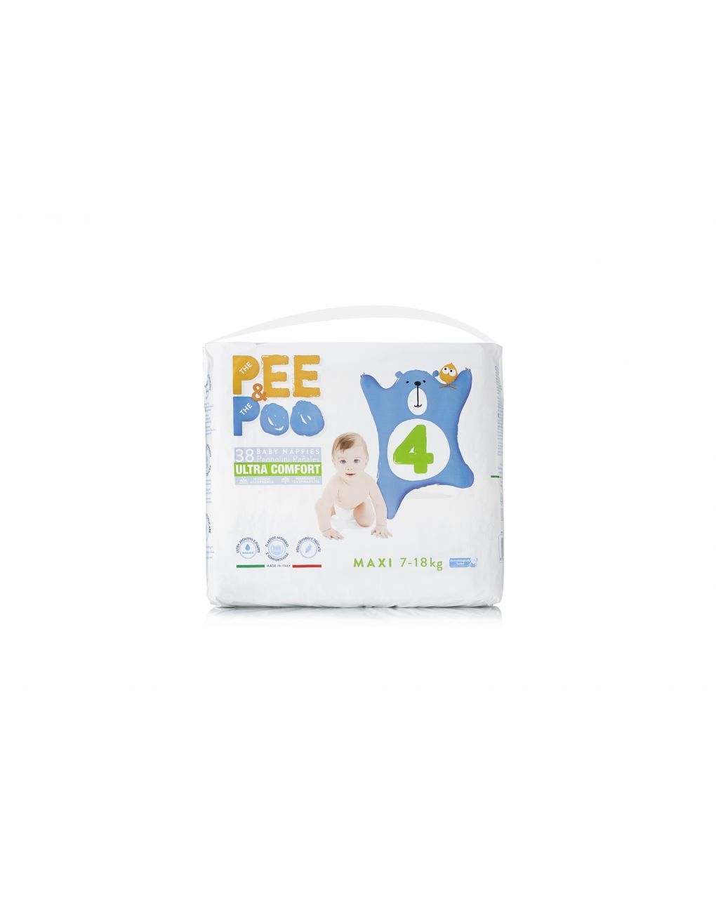 Pee&poo – πάνες μέγεθος maxi 38 τμχ - The Pee & The Poo