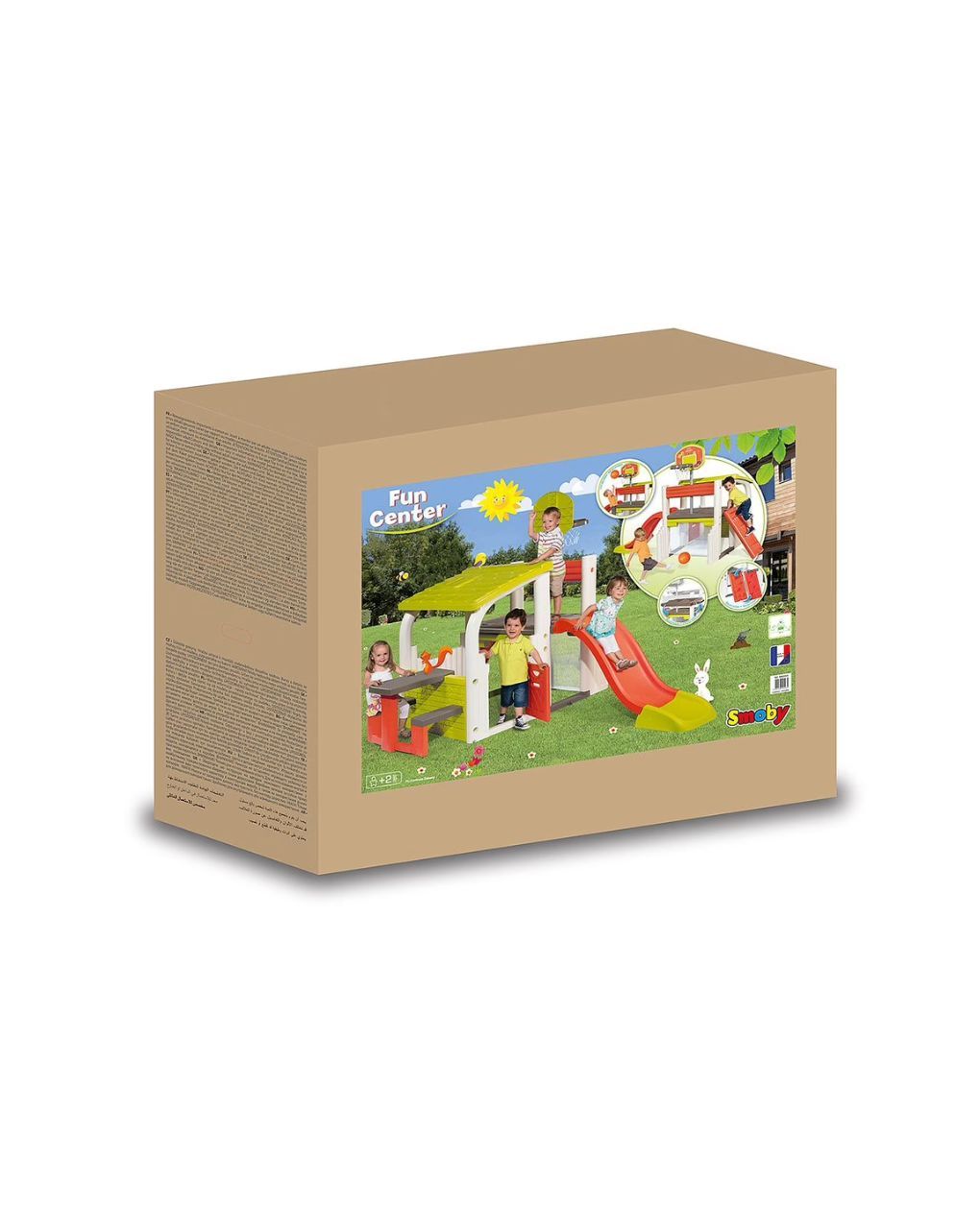 Smoby σπιτάκι - παιδότοπος fun center 840203 - Smoby