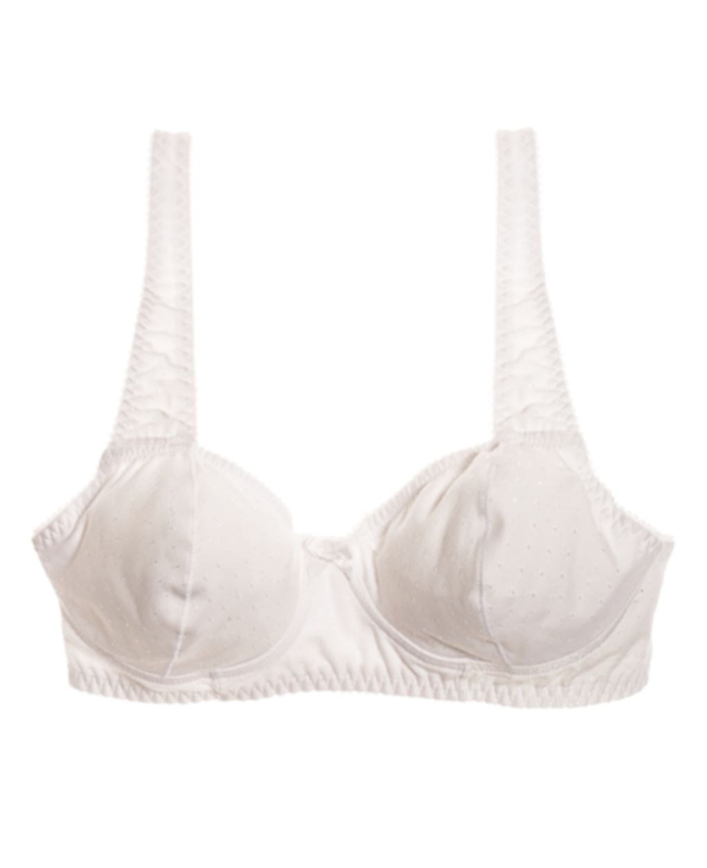 σουτιέν εγκυμοσύνης cup c λευκό με πουά - Prénatal