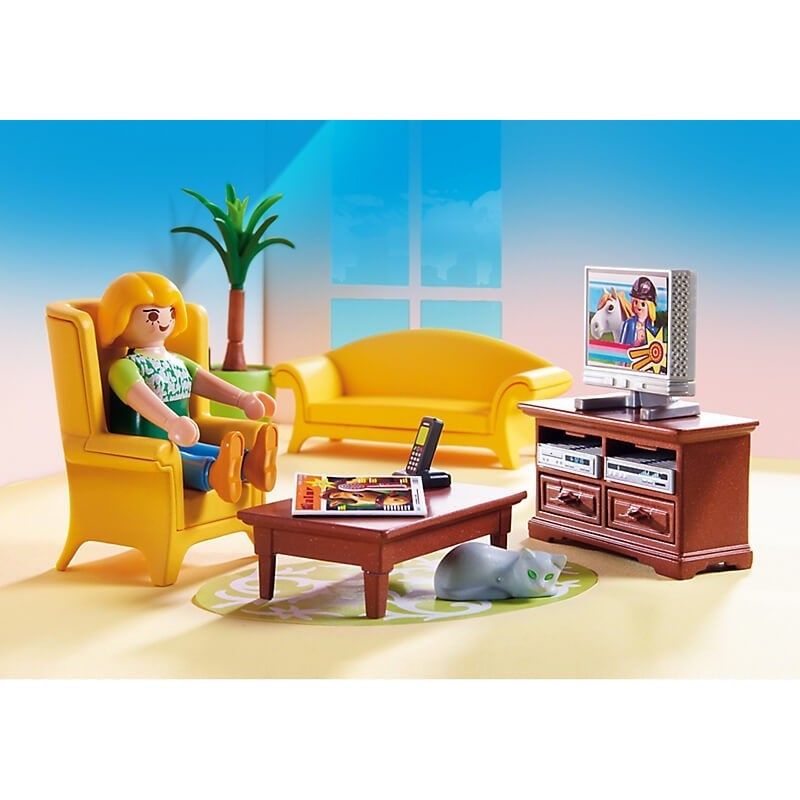 Playmobil dollhouse σαλόνι με τζάκι 5308 - Playmobil, Playmobil Dollhouse