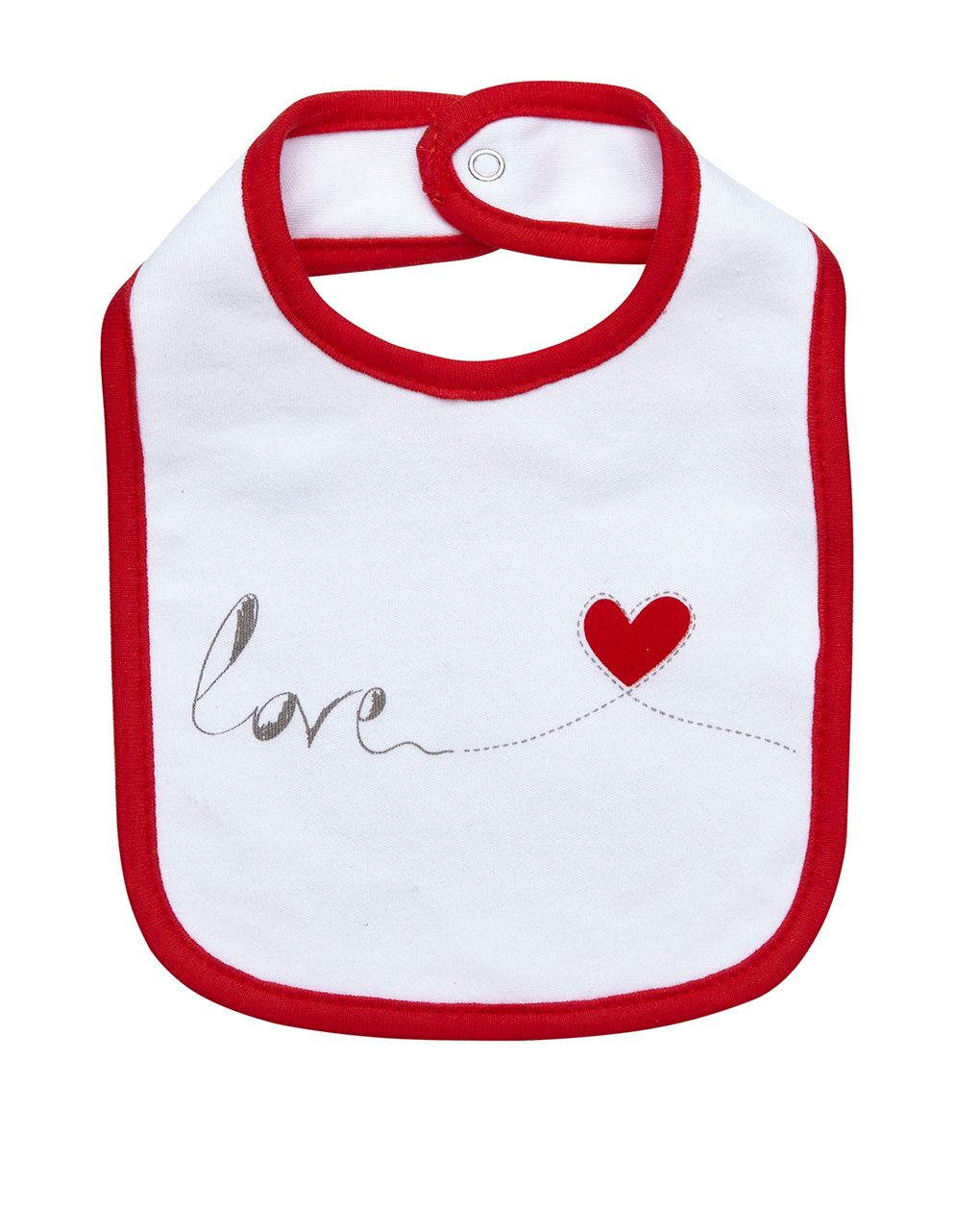 σαλιάρα love με καρδούλα unisex - Prénatal