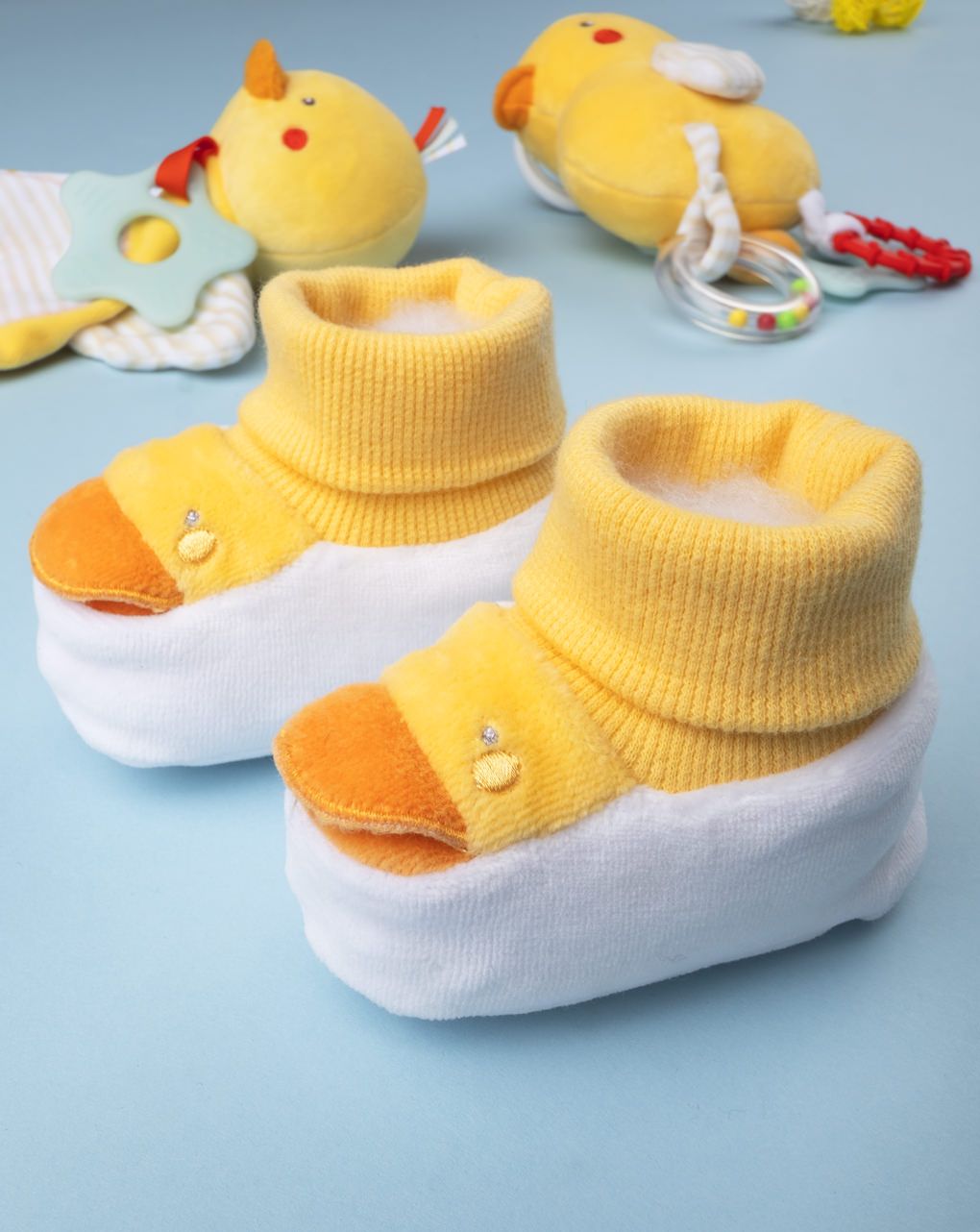 βρεφικά παπουτσάκια αγκάλιας παπάκι unisex - Prénatal