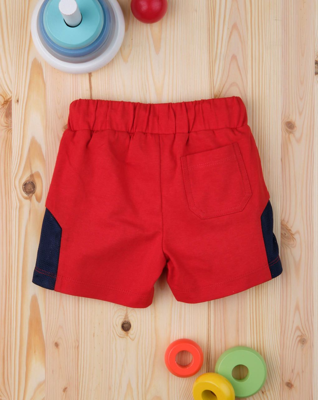βερμούδα σπορ κόκκινη 54 για αγόρι - Prénatal