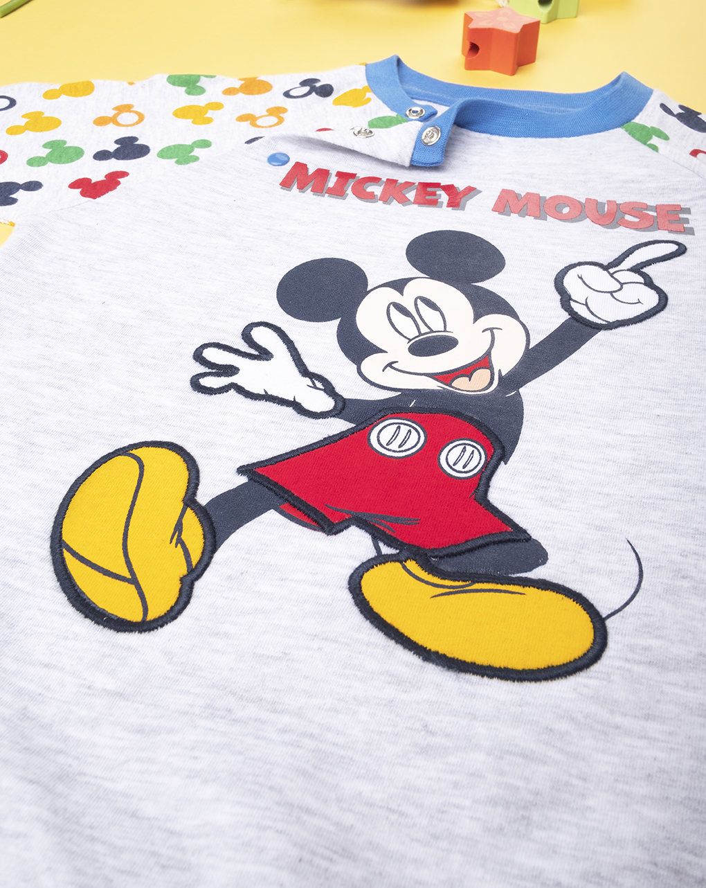 πιτζάμα γκρι με τον mickey για αγόρι - Prénatal
