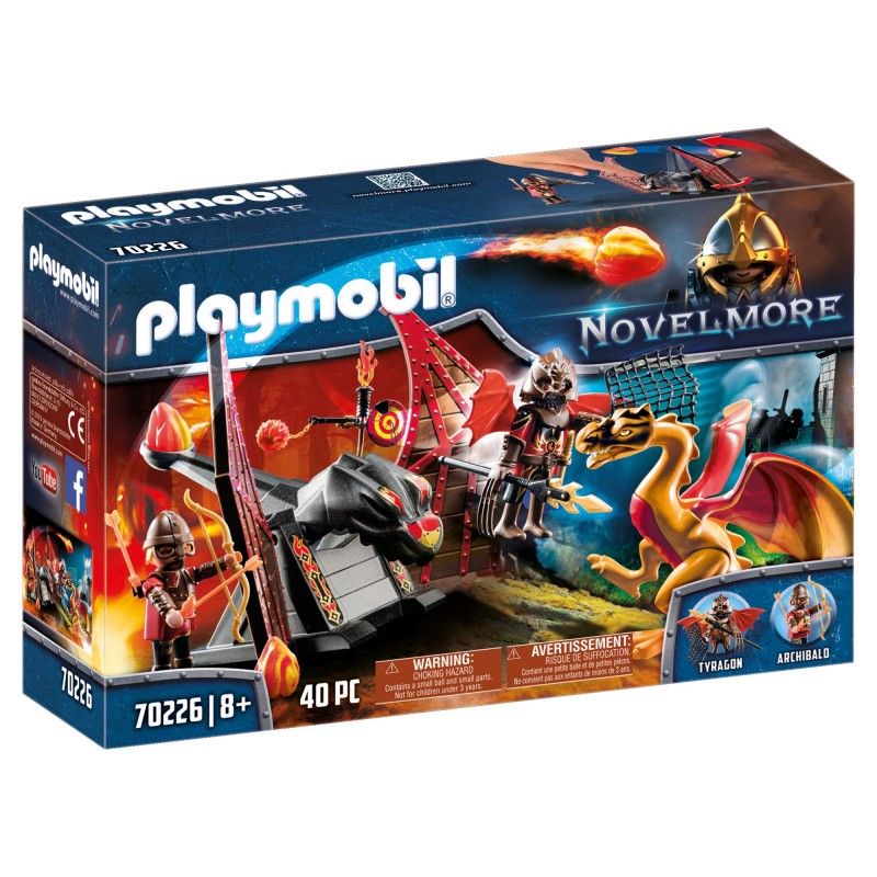 Playmobil novelmore ιππότες του μπέρναμ με δράκο 70226 - Playmobil, Playmobil Novelmore