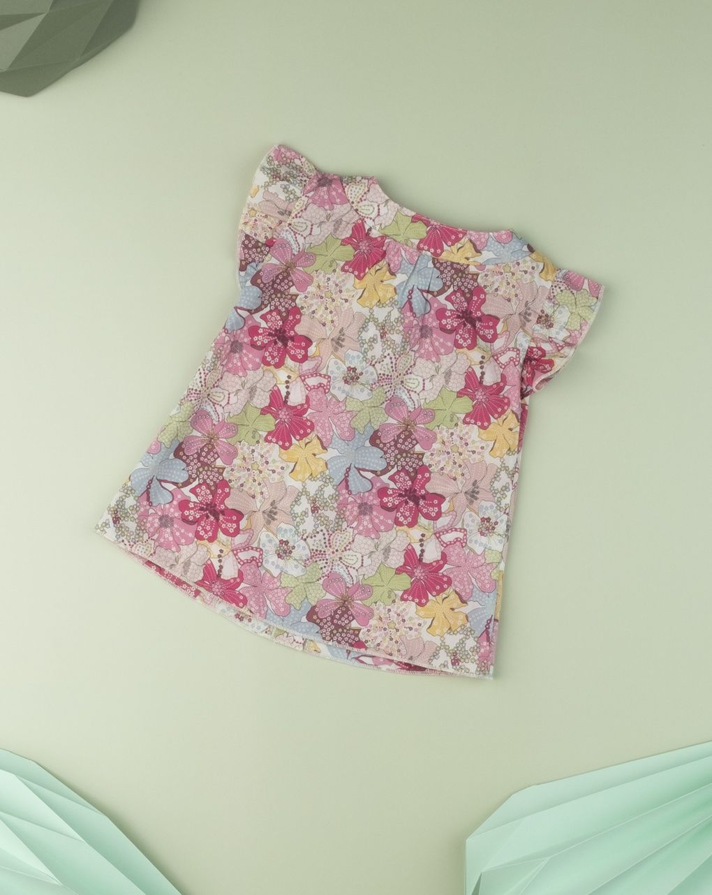 πουκάμισο πολύχρωμο με βολάν για κορίτσι 675562 - Prénatal