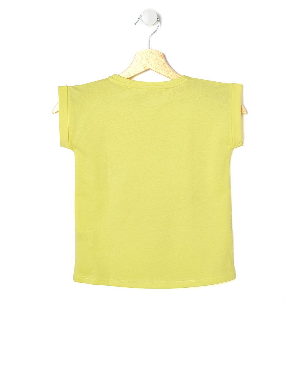 T-shirt jersey κίτρινο με στάμπα για κορίτσι - Prénatal