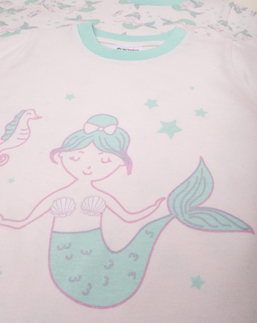 παιδικές πιτζάμες με γοργόνες πακέτο x2 για κορίτσι - Prénatal