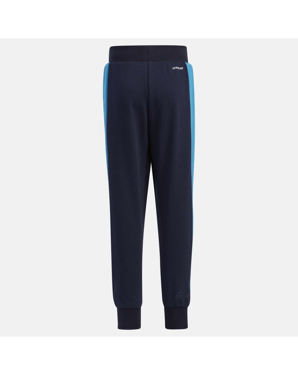 Adidas παντελόνι φόρμας aeroready badge of sport μπλε για αγόρι h40260 - Adidas