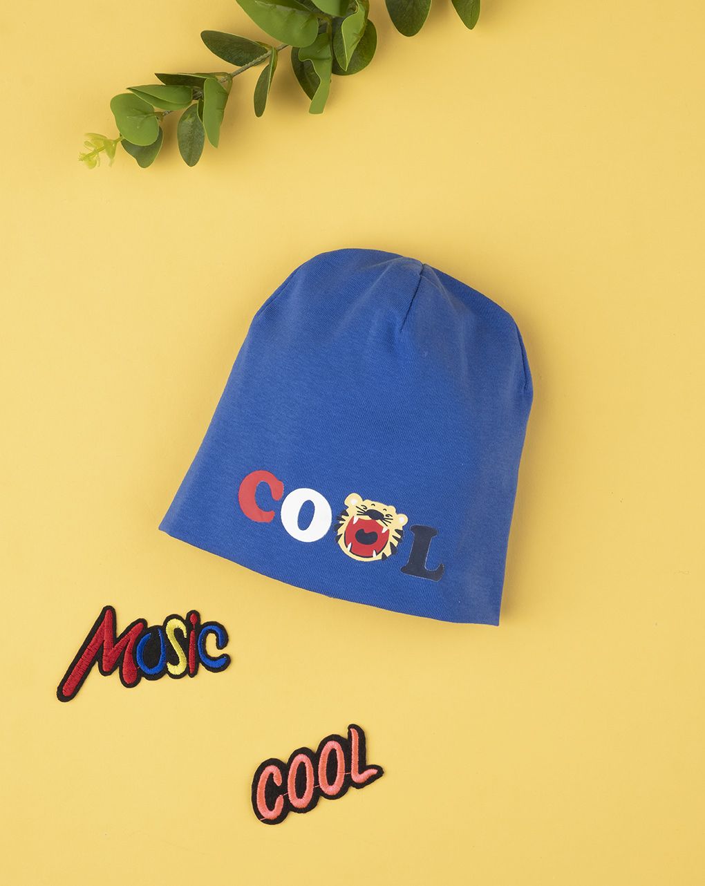 βρεφικός σκούφος μπλε για αγόρι