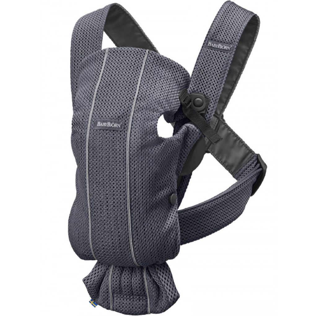 Babybjorn μάρσιπος mini 3d mesh, anthracite - Baby Bjorn
