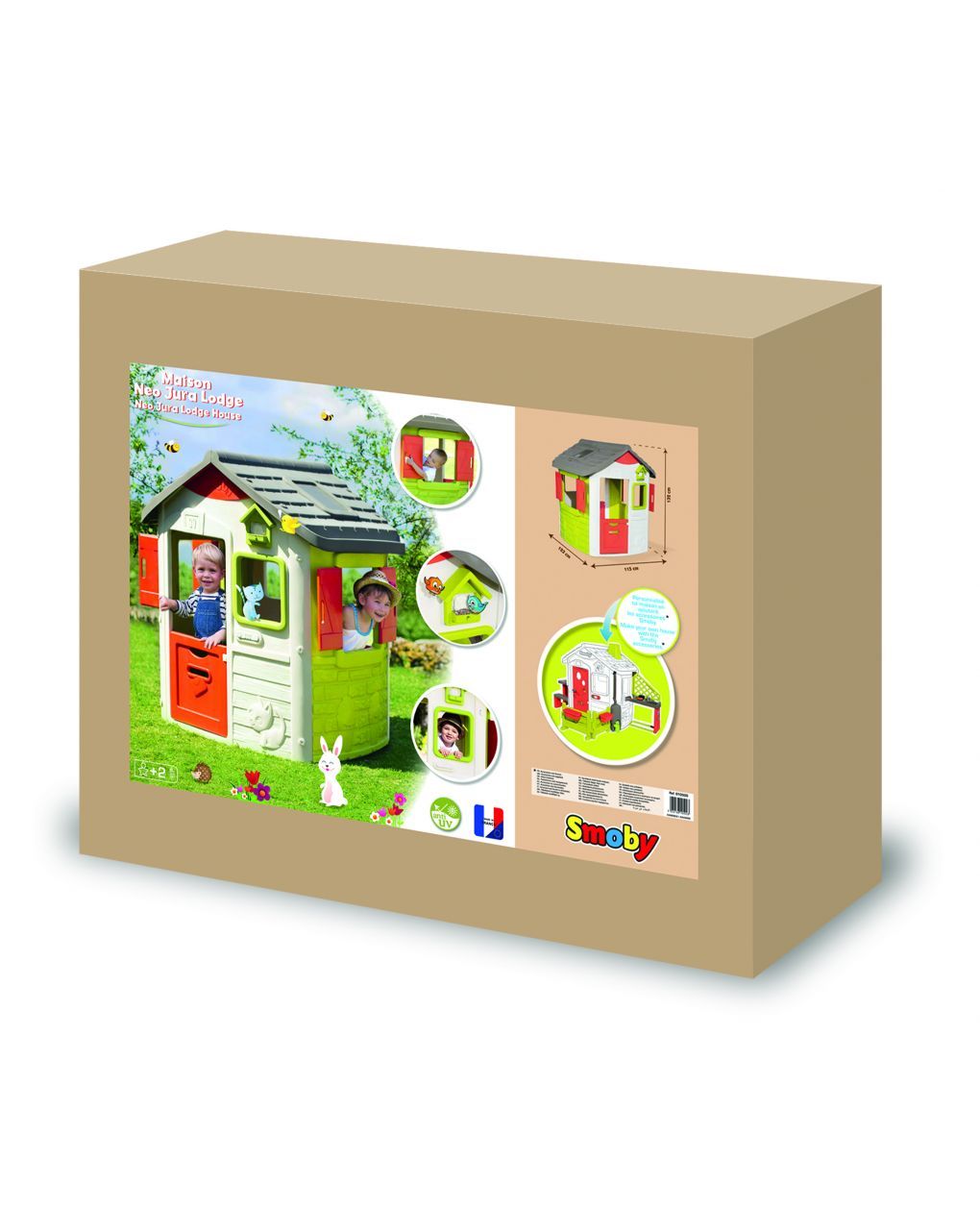 Smoby - jura lodge νέο σπιτάκι καταφύγιο smb810500 - Smoby