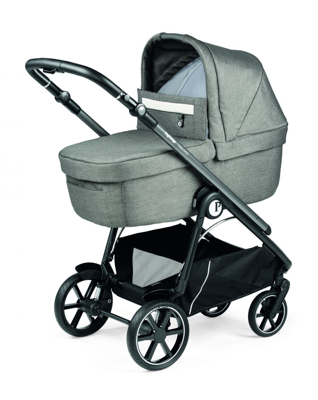 Peg perego πολυκαρότσι veloce lounge modular 3 in 1 city grey - Peg-Pérego