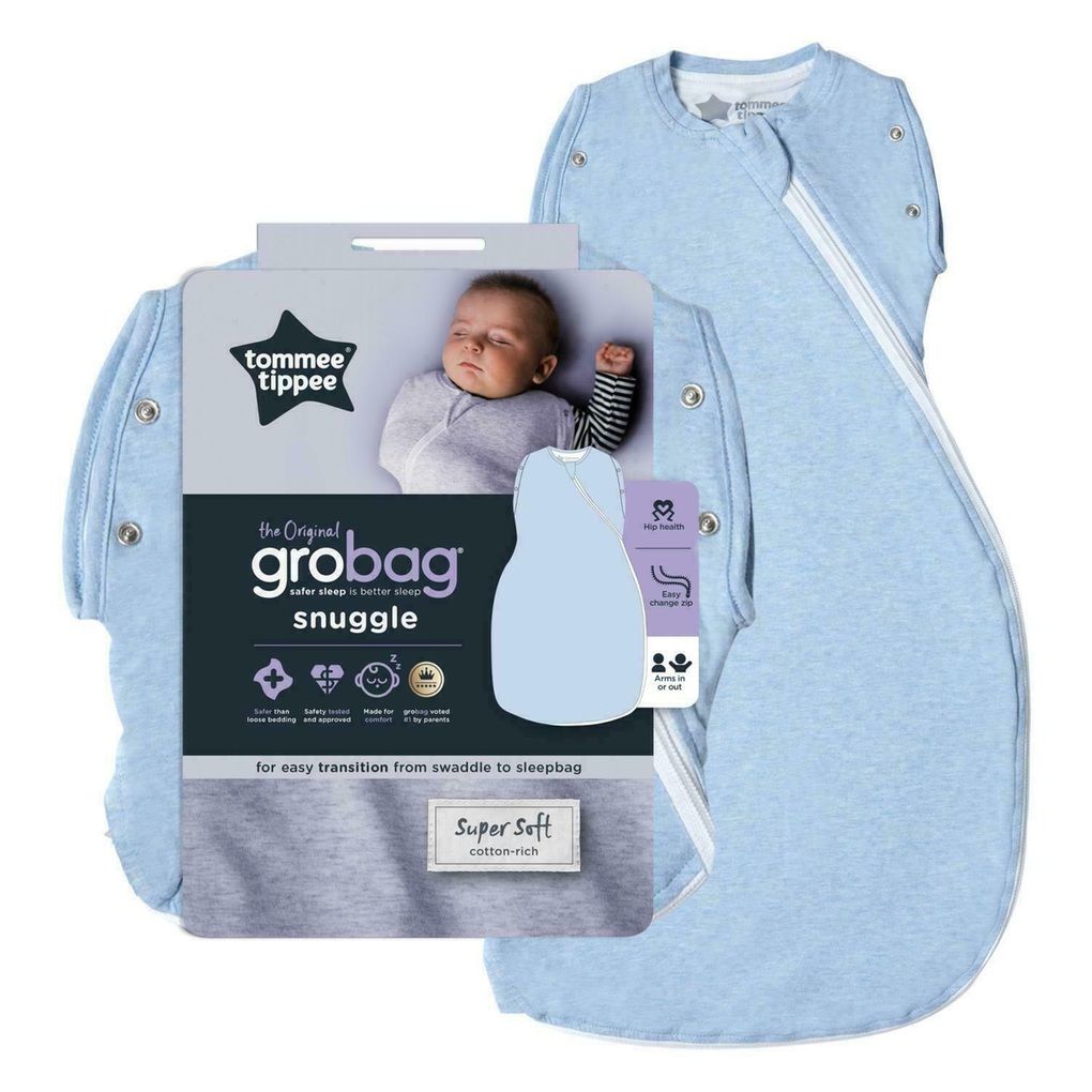 Tommee tippee grobag υπνόσακος φθινοπωρινός snuggle 1 tog 3-9 μηνών blue marl - Prénatal
