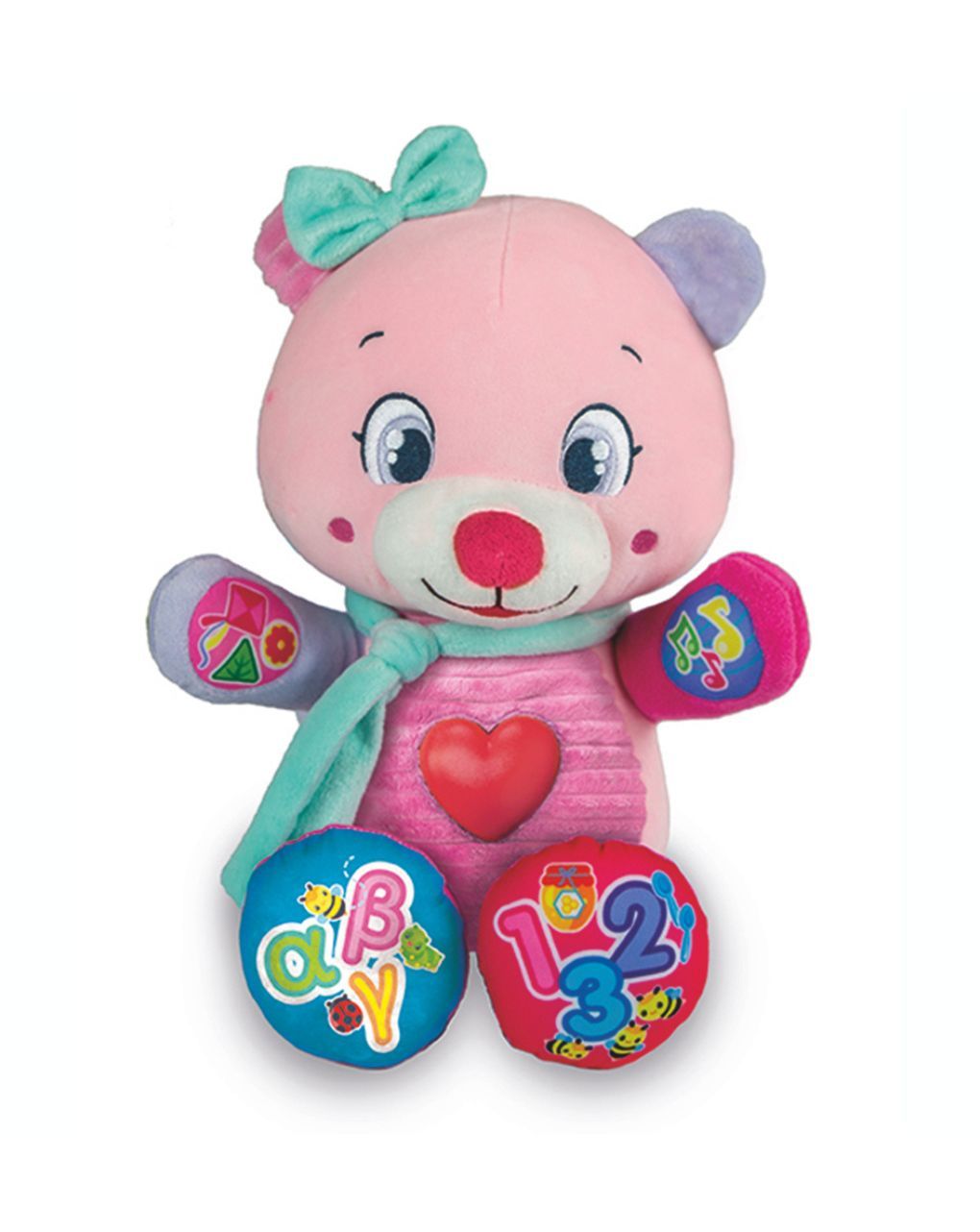 As company baby clementoni βρεφικό παιχνίδι νένα το αρκουδάκι (μιλάει ελληνικά) 1000-63528 - BABY CLEMENTONI