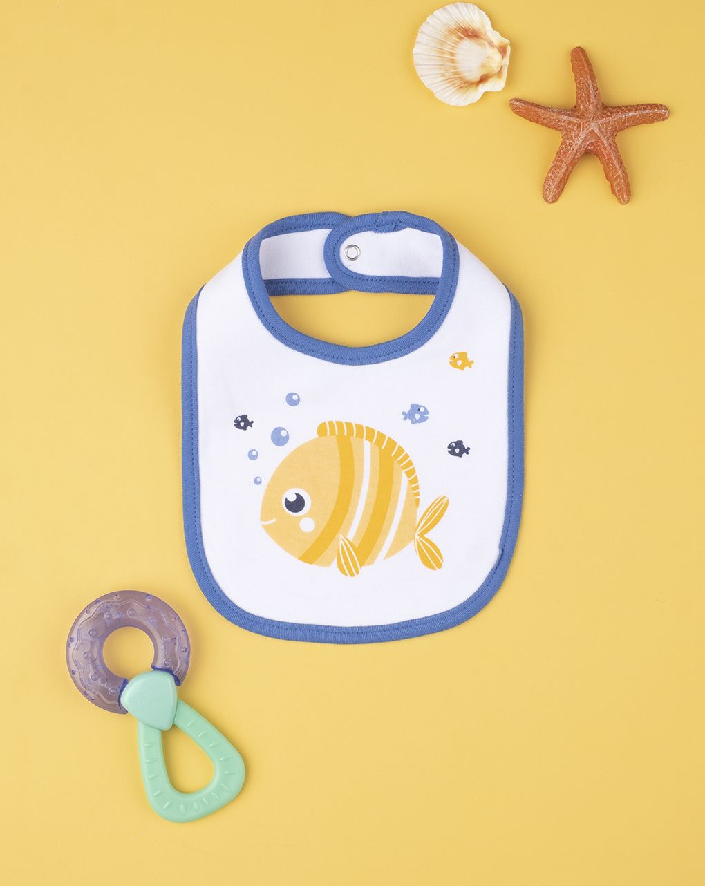 βρεφική σαλιάρα με ψαράκι για αγόρι - Prénatal