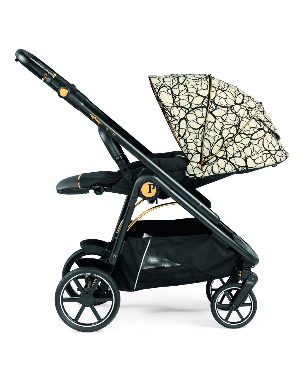 Peg-pérego σύστημα μετακίνησης veloce sl modular graphic gold - Peg-Pérego