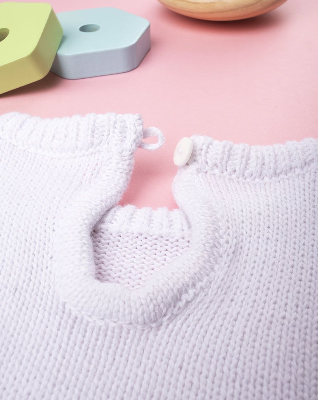 πουλόβερ βαμβακερό ριγέ μπλε για κορίτσι - Prénatal