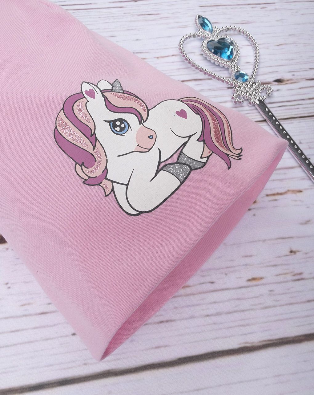 παιδικός σκούφος ροζ με μονόκερο για κορίτσι - Prénatal