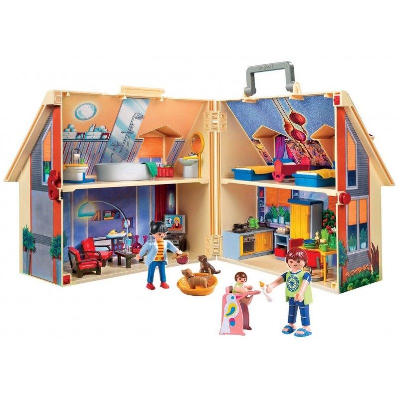 Playmobil dollhouse μοντέρνο κουκλόσπιτο - βαλιτσάκι 5167 - Playmobil, Playmobil Dollhouse