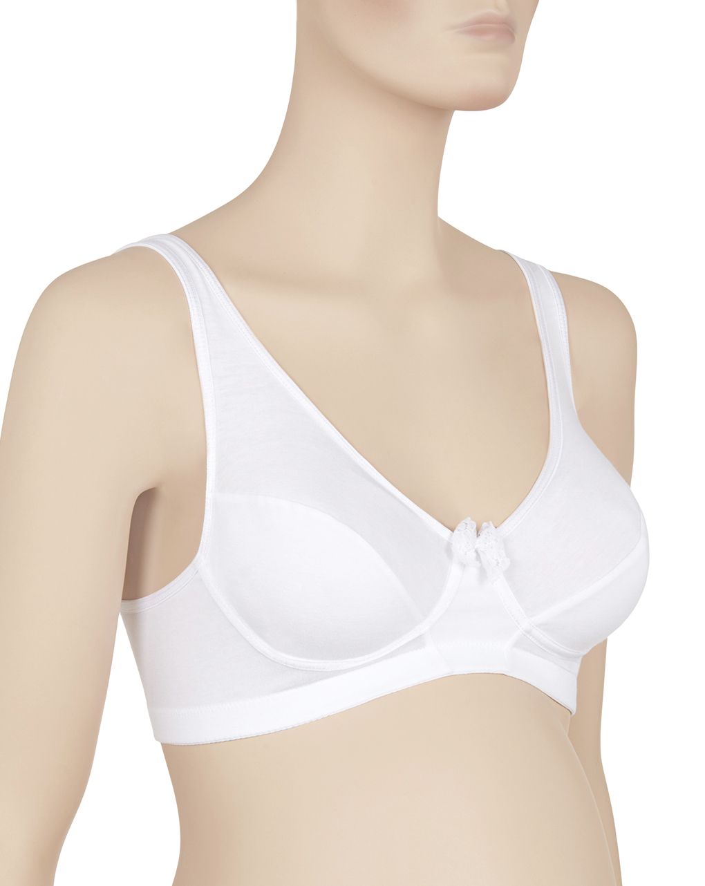 γυναικείο σουτιέν από μικροφίμπρα σε λευκό - Prénatal