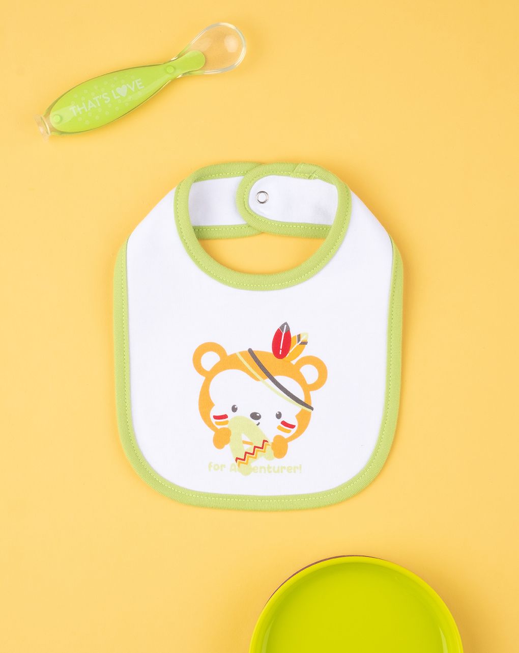 βρεφική σαλιάρα με αρκουδάκι για αγόρι - Prénatal