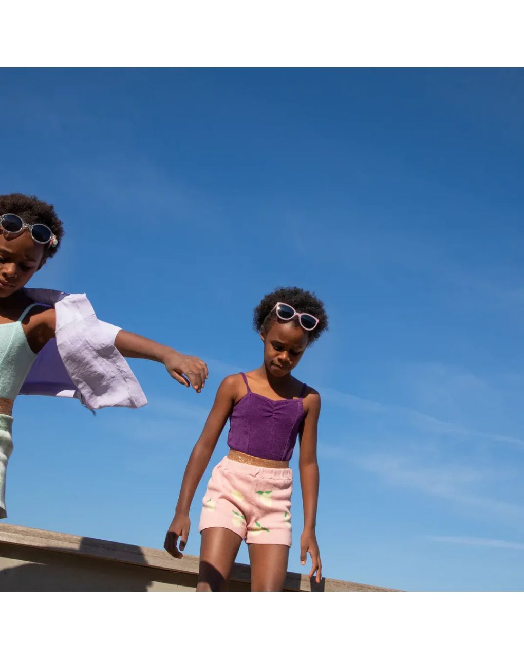 Kietla γυαλιά ηλίου buzz 4-6 ετών pink glitter - kietla