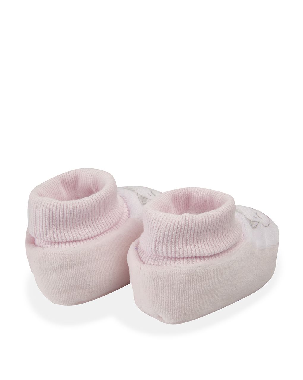 παπούτσια σενίλ ροζ για κορίτσι - Prénatal