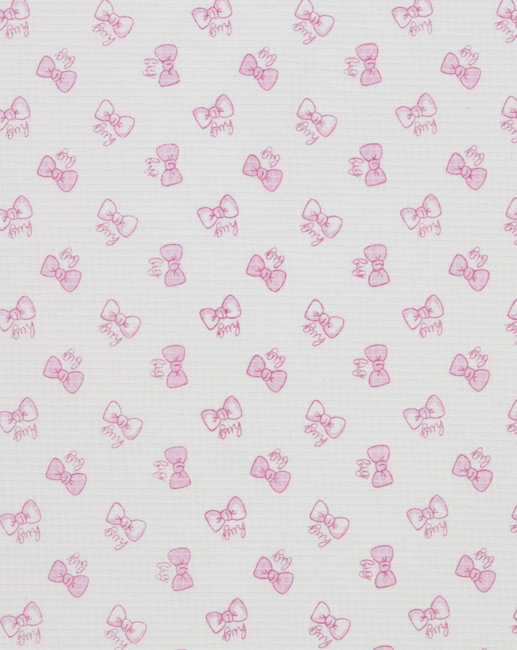 καλοκαιρινή κουβέρτα για κρεβάτι λευκή με φιογκάκια - Prénatal