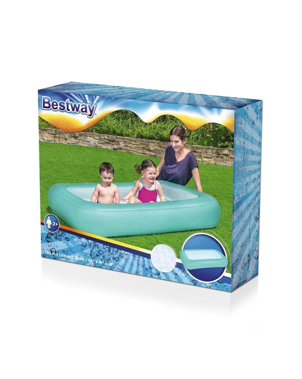 Bestway φουσκωτή πισίνα aquababes 165x104x25cm bst51115b - Bestway