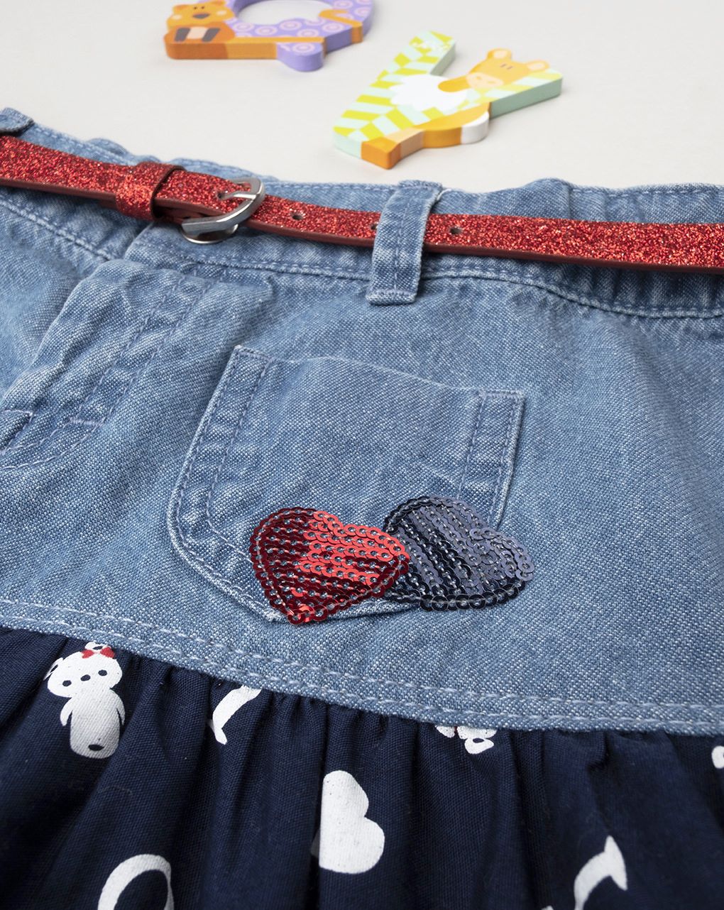 παιδική τζιν φούστα για κορίτσι - Prénatal