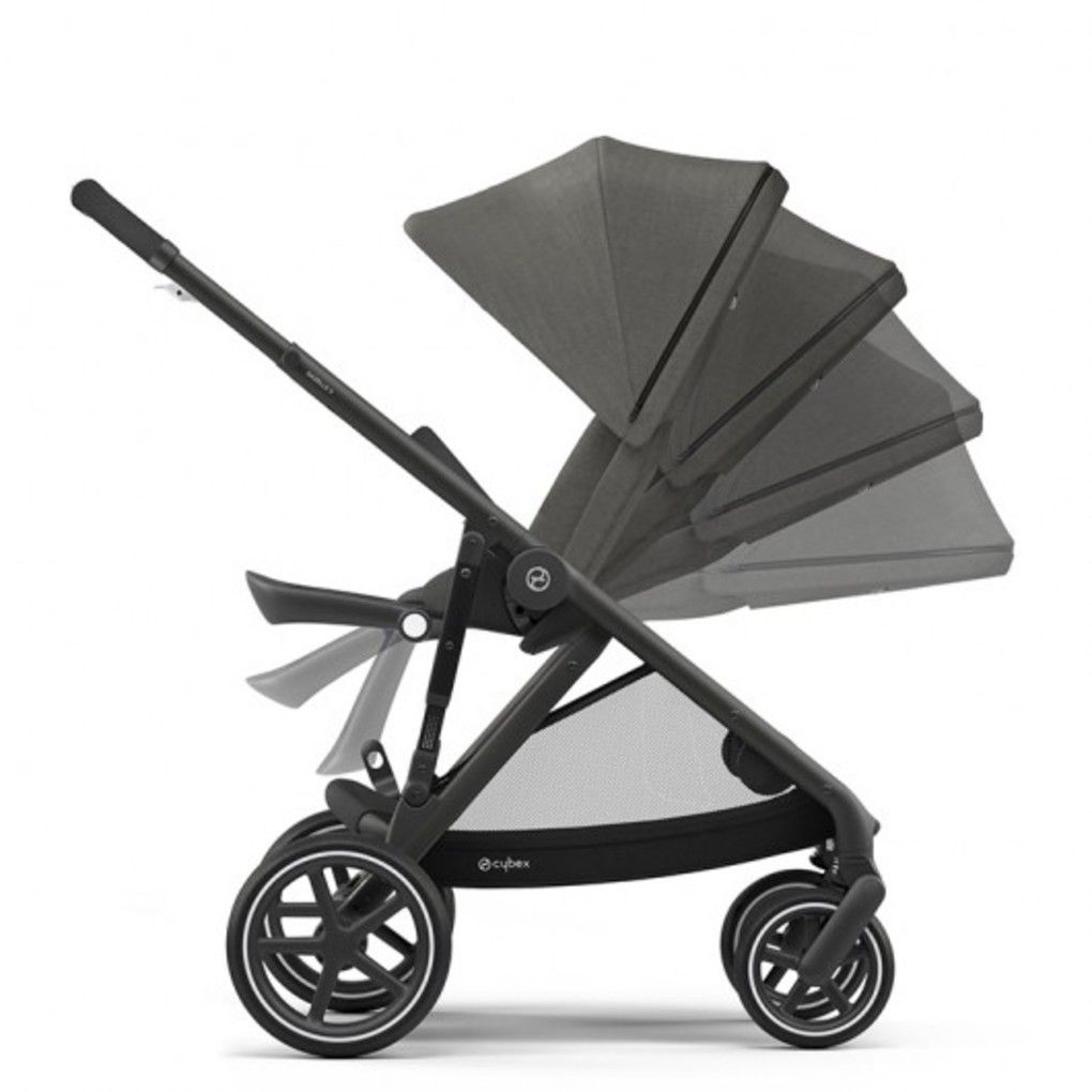 Cybex βρεφικό καρότσι gazelle s - γκρι - black frame - Cybex