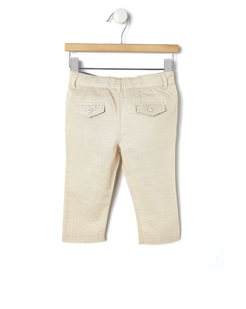 παντελόνι λινό μπεζ για αγόρι - Prénatal