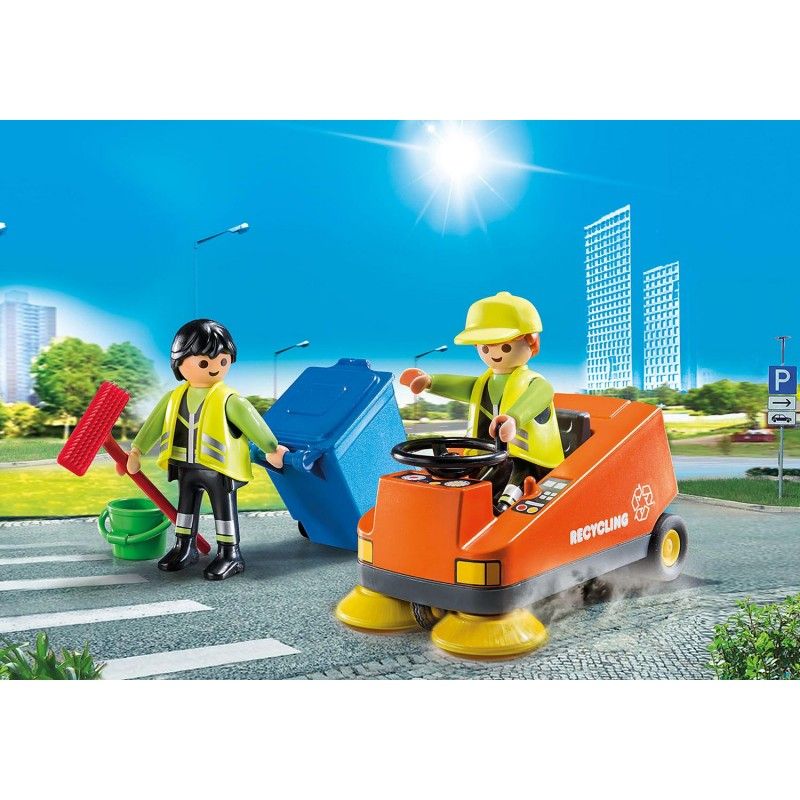 Playmobil street sweeper σάρωθρο οδών και οδοκαθαριστές 70203 - Playmobil, Playmobil City Life