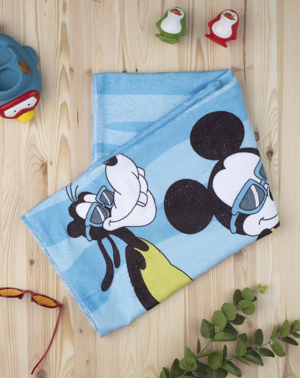 πετσέτα θαλάσσης mickey & goofy για αγόρι - Prénatal