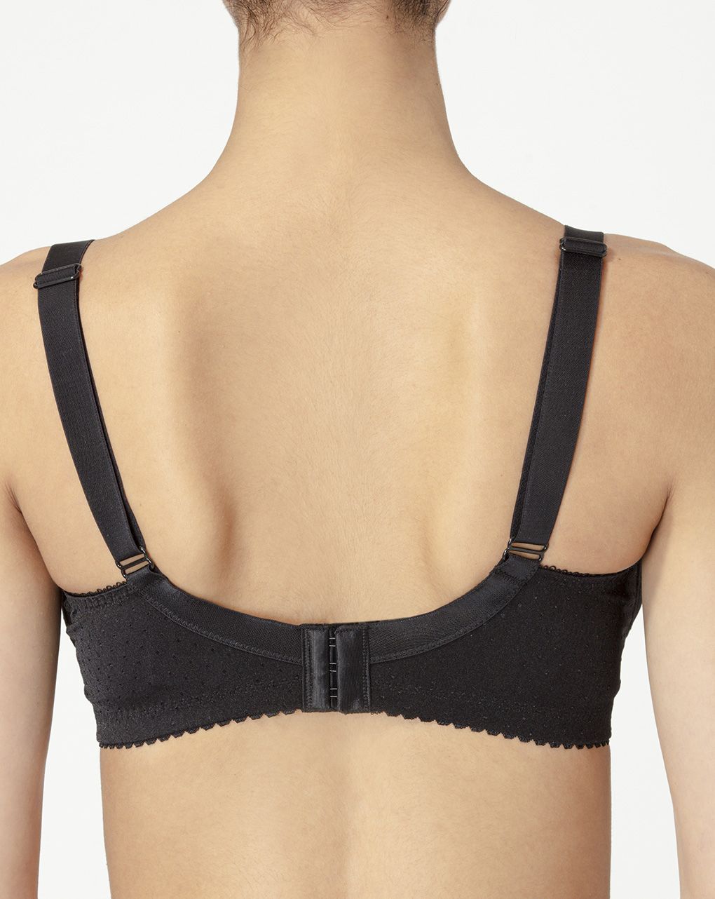 γυναικείο σουτιέν θηλασμού με ζακάρ πλέξη σε μαύρο κουπ d - Prénatal