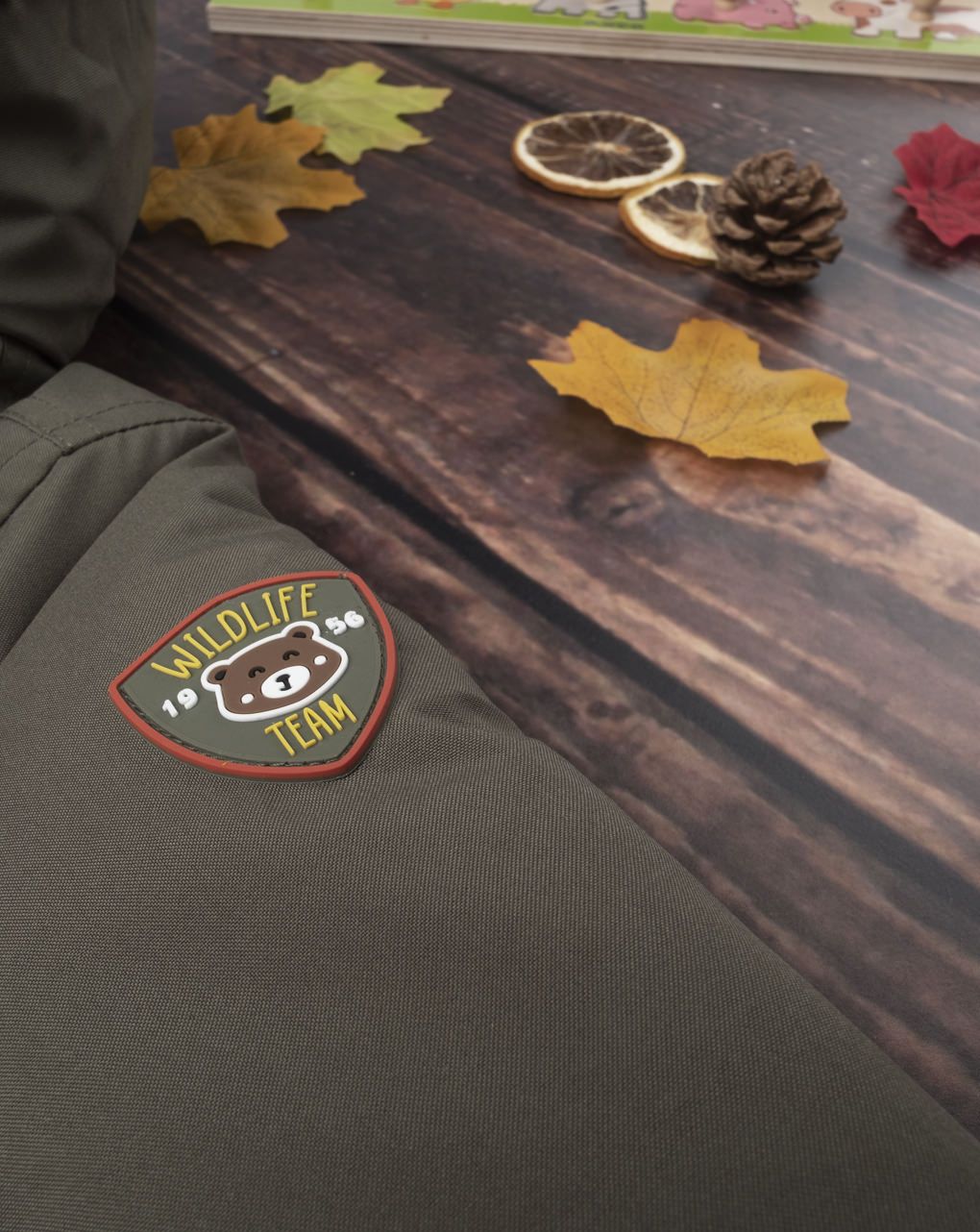 φούτερ με στάμπα μπεζ για αγόρι - Prénatal