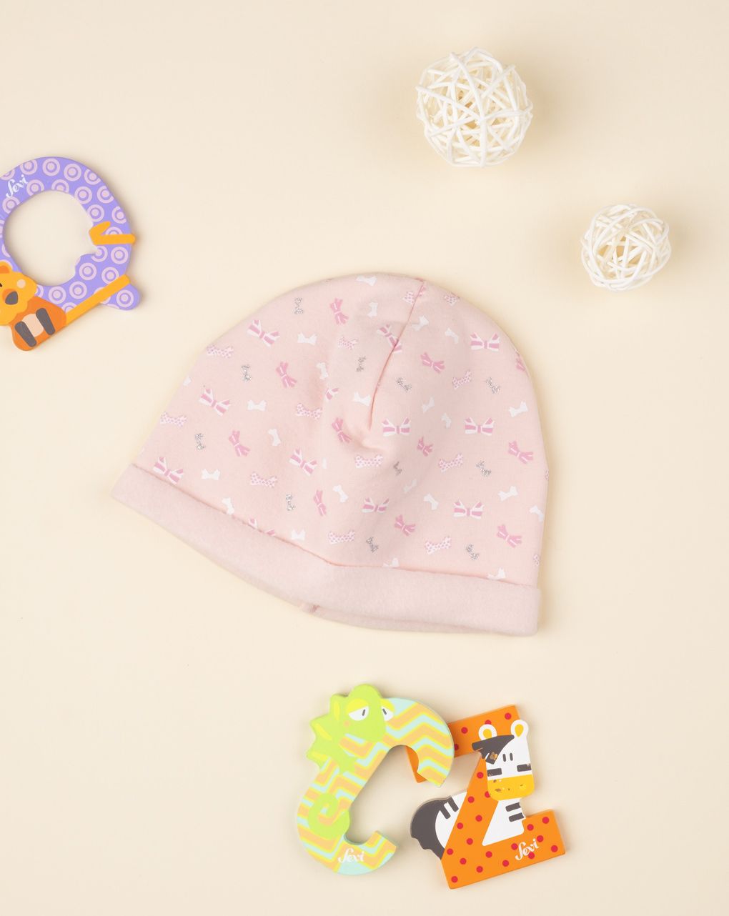 βρεφικό σκουφάκι fleece για κορίτσι - Prénatal