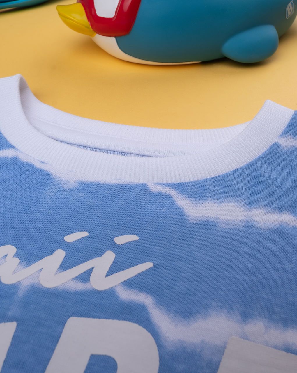 παιδικό t-shirt γαλάζιο με surfer για αγόρι - Prénatal