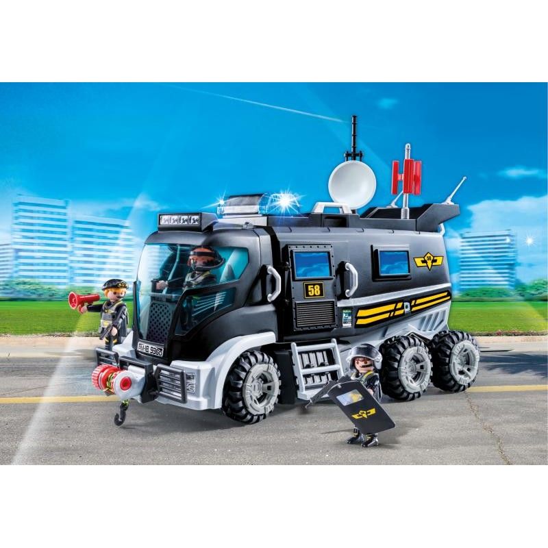 Playmobil city action θωρακισμένο όχημα ομάδας ειδικών αποστολών 9360 - Playmobil, Playmobil City Action