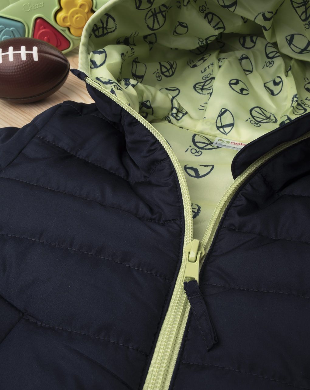 μπουφάν αντιανεμικό μπλε σκούρο για αγόρι - Prénatal