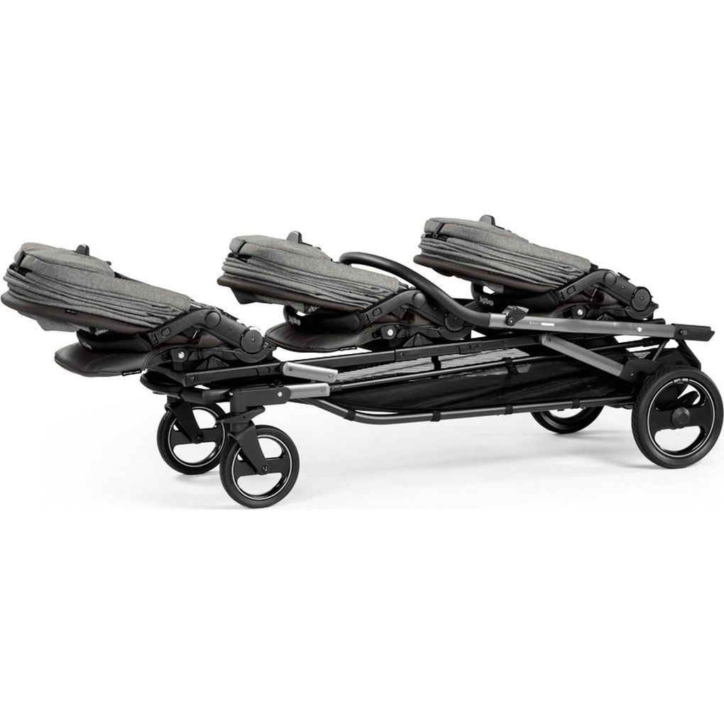 Peg perego καρότσι τριδύμων  piroette city grey - Peg-Pérego