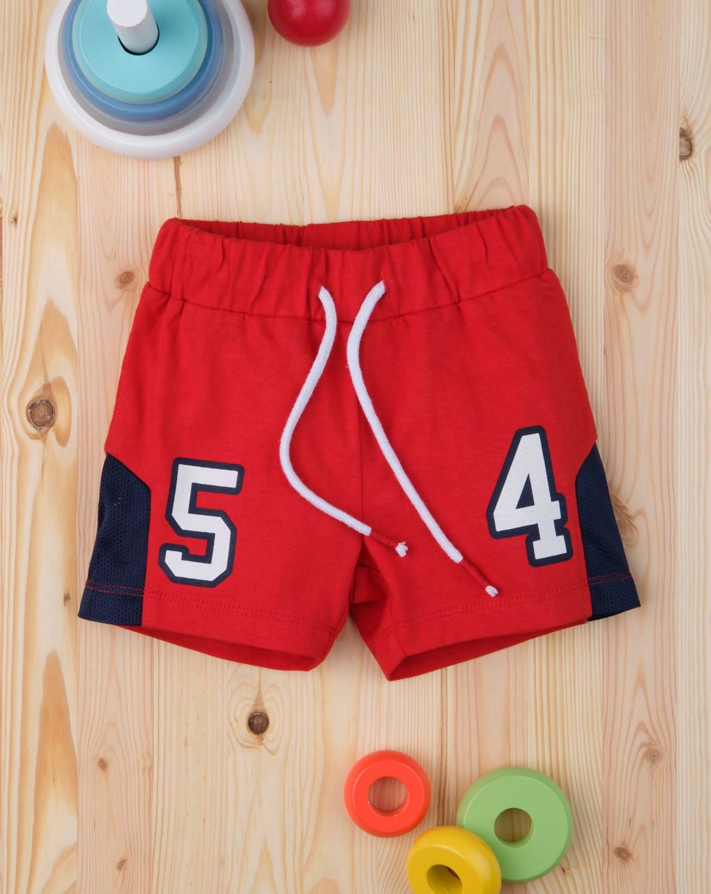 βερμούδα σπορ κόκκινη 54 για αγόρι